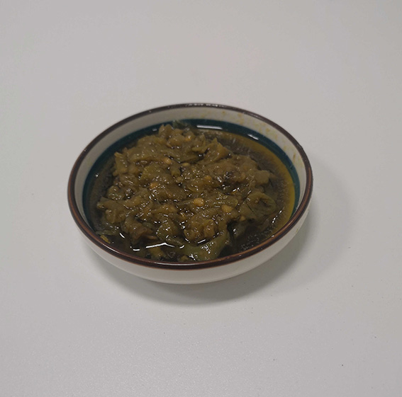 青色麻香底料